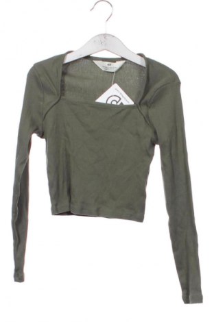 Kinder Shirt H&M, Größe 8-9y/ 134-140 cm, Farbe Grün, Preis 5,11 €