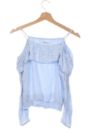 Kinder Shirt H&M, Größe 12-13y/ 158-164 cm, Farbe Blau, Preis 1,99 €