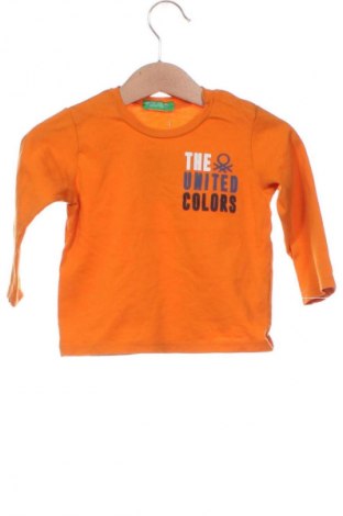 Kinder Shirt United Colors Of Benetton, Größe 6-9m/ 68-74 cm, Farbe Gelb, Preis 6,00 €