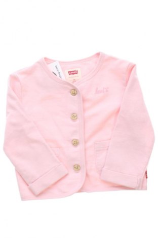 Kinder Strickjacke Levi's, Größe 9-12m/ 74-80 cm, Farbe Rosa, Preis 16,80 €