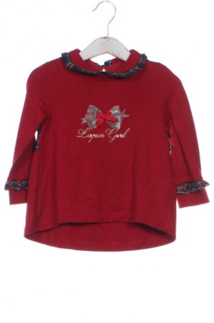 Kinderkleid Lapin House, Größe 2-3m/ 56-62 cm, Farbe Rot, Preis 3,99 €