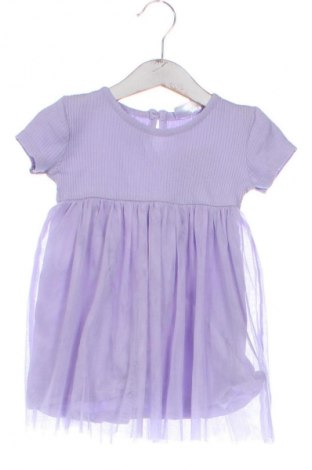 Kinderkleid Pepco, Größe 9-12m/ 74-80 cm, Farbe Lila, Preis 1,99 €