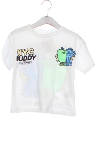 Kinder T-Shirt Zara, Größe 2-3y/ 98-104 cm, Farbe Weiß, Preis 6,74 €