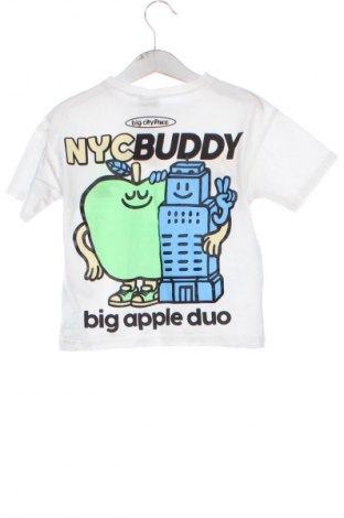 Kinder T-Shirt Zara, Größe 2-3y/ 98-104 cm, Farbe Weiß, Preis 6,74 €