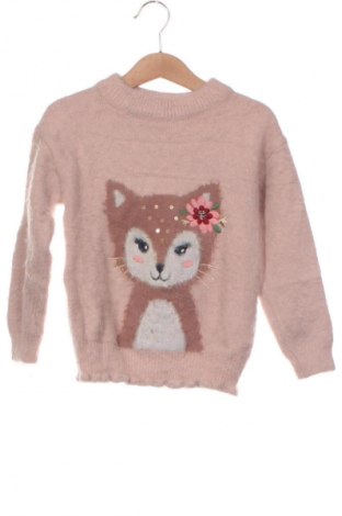 Детски пуловер C&A, Размер 4-5y/ 110-116 см, Цвят Розов, Цена 9,20 €