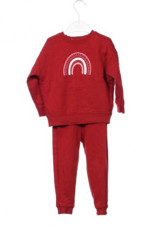 Kinder Sporthose Unbranded, Größe 18-24m/ 86-98 cm, Farbe Rot, Preis 1,99 €