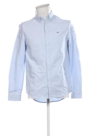 Ανδρικό πουκάμισο Tommy Jeans, Μέγεθος S, Χρώμα Μπλέ, Τιμή 29,99 €