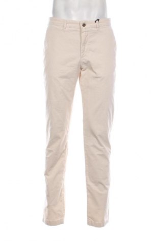 Pantaloni raiați de bărbați Tommy Hilfiger, Mărime M, Culoare Ecru, Preț 739,99 Lei