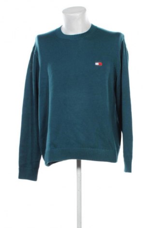 Мъжки пуловер Tommy Jeans, Размер L, Цвят Зелен, Цена 29,14 €