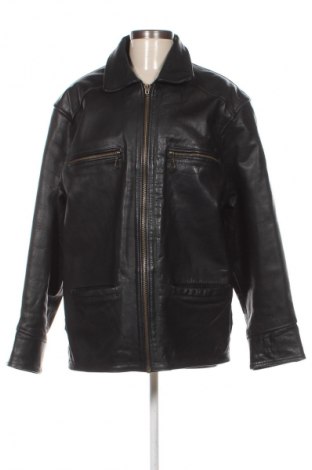 Geacă de piele pentru bărbati Unbranded, Mărime M, Culoare Negru, Preț 229,58 Lei