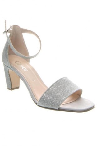Σανδάλια Gabor, Μέγεθος 37, Χρώμα Ασημί, Τιμή 56,99 €