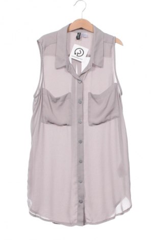 Cămașă de femei H&M Divided, Mărime XS, Culoare Gri, Preț 7,99 Lei