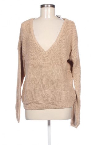 Dámský svetr NA-KD, Velikost M, Barva Béžová, Cena  29,00 Kč