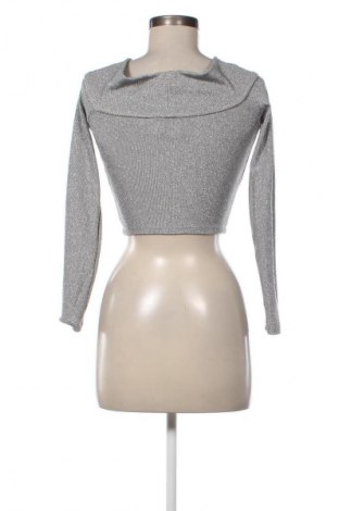 Γυναικεία μπλούζα Bershka, Μέγεθος S, Χρώμα Ασημί, Τιμή 4,99 €