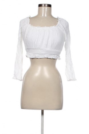 Damen Shirt Stradivarius, Größe S, Farbe Weiß, Preis 1,99 €