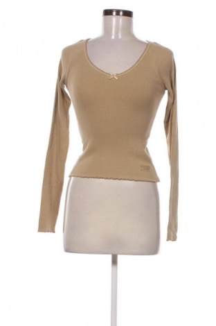 Damen Shirt Tommy Jeans, Größe M, Farbe Beige, Preis 22,99 €