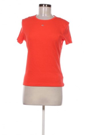 Bluză de femei Tommy Jeans, Mărime L, Culoare Portocaliu, Preț 186,99 Lei, #134422146