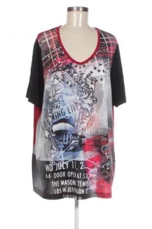 Γυναικεία μπλούζα Ulla Popken, Μέγεθος XXL, Χρώμα Πολύχρωμο, Τιμή 12,99 €