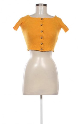 Cardigan de damă Bershka, Mărime XS, Culoare Galben, Preț 12,99 Lei