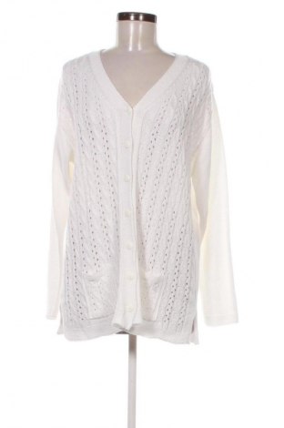 Damen Strickjacke Donna Piu, Größe XL, Farbe Weiß, Preis 13,30 €
