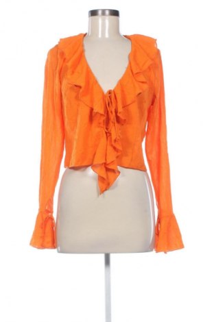 Damen Strickjacke Gina Tricot, Größe S, Farbe Orange, Preis 2,99 €