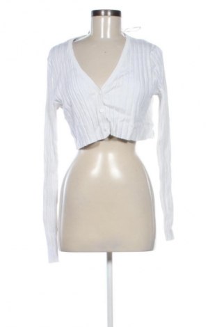 Damen Strickjacke Monki, Größe L, Farbe Weiß, Preis 1,99 €