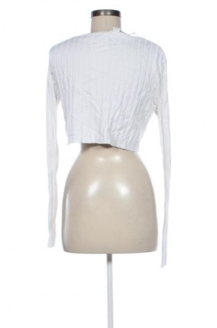 Damen Strickjacke Monki, Größe L, Farbe Weiß, Preis 1,99 €