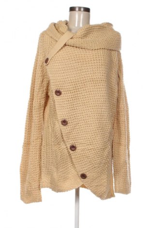 Damen Strickjacke Unbranded, Größe XXL, Farbe Beige, Preis 16,99 €