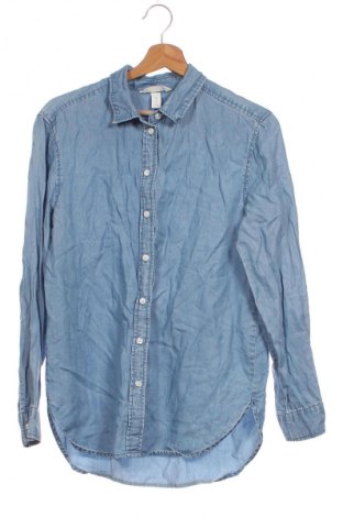 Damenbluse H&M, Größe XS, Farbe Blau, Preis 1,99 €