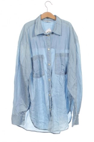 Cămașă de femei H&M L.O.G.G., Mărime XS, Culoare Albastru, Preț 7,99 Lei