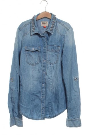 Damenbluse ONLY, Größe XS, Farbe Blau, Preis 1,99 €