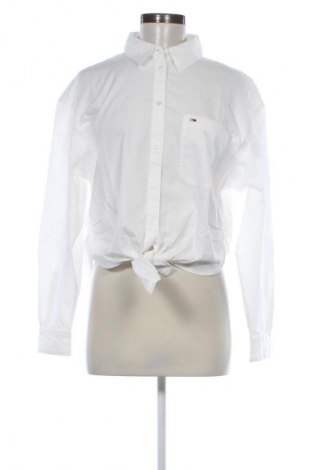 Γυναικείο πουκάμισο Tommy Jeans, Μέγεθος L, Χρώμα Λευκό, Τιμή 36,99 €