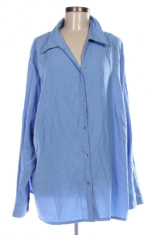 Damenbluse Ulla Popken, Größe 5XL, Farbe Blau, Preis € 29,99