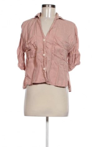 Damska koszula Zara, Rozmiar S, Kolor Popielaty róż, Cena 29,36 zł