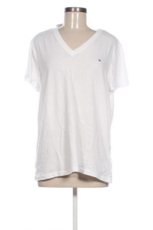 Γυναικείο t-shirt Tommy Hilfiger, Μέγεθος 3XL, Χρώμα Λευκό, Τιμή 43,99 €
