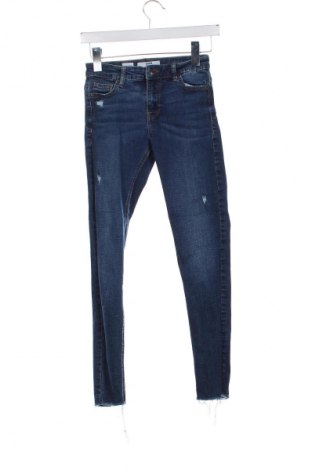 Damskie jeansy Bershka, Rozmiar XXS, Kolor Niebieski, Cena 21,99 zł