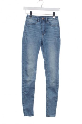 Damskie jeansy H&M Divided, Rozmiar XXS, Kolor Niebieski, Cena 21,99 zł
