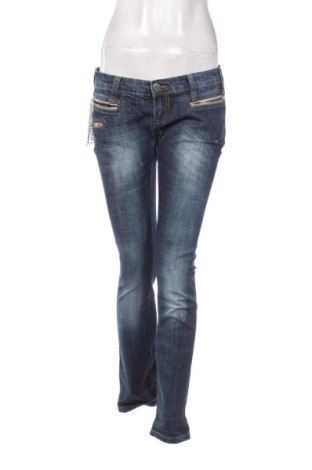 Damskie jeansy Unbranded, Rozmiar L, Kolor Niebieski, Cena 20,99 zł