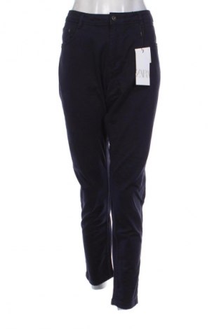 Дамски дънки Zara, Размер XL, Цвят Син, Цена 18,40 €