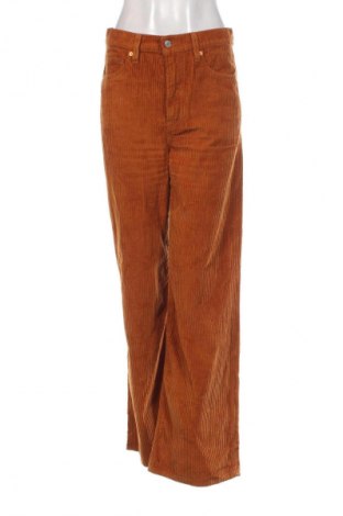 Pantaloni de velvet de femei Levi's, Mărime M, Culoare Portocaliu, Preț 55,99 Lei