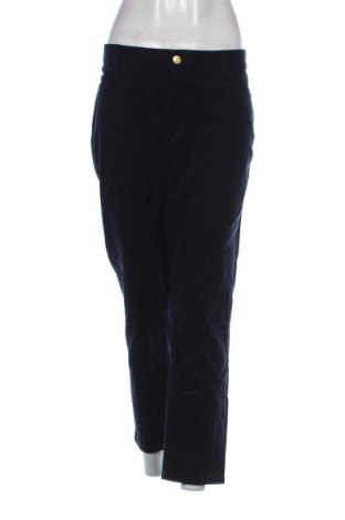 Pantaloni de velvet de femei Tommy Hilfiger, Mărime XL, Culoare Albastru, Preț 241,99 Lei