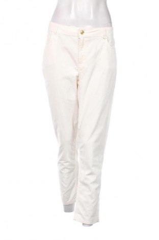 Pantaloni de velvet de femei Tommy Hilfiger, Mărime L, Culoare Ecru, Preț 241,99 Lei