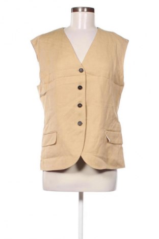 Дамски елек Zara, Размер L, Цвят Бежов, Цена 16,36 €