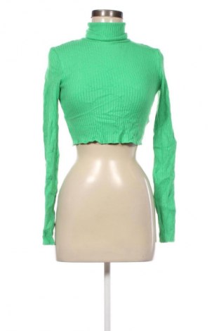 Pulover de femei Bershka, Mărime S, Culoare Verde, Preț 46,99 Lei