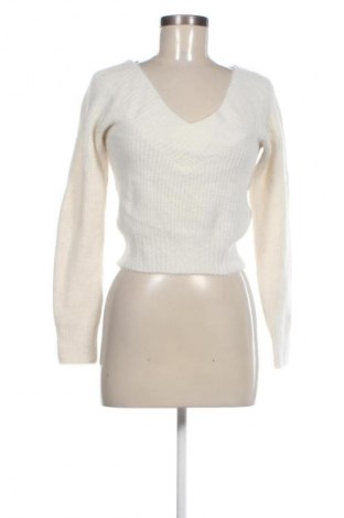 Pulover de femei H&M Divided, Mărime XS, Culoare Ecru, Preț 46,99 Lei