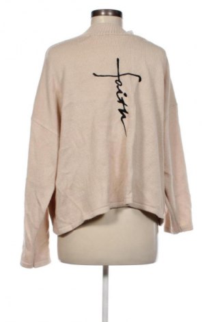 Дамски пуловер SHEIN, Размер 3XL, Цвят Бежов, Цена 7,83 €