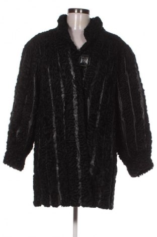 Дамско кожено палто Unbranded, Размер L, Цвят Черен, Цена 102,25 €