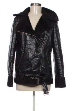Dámska kožená bunda  SHEIN, Veľkosť M, Farba Čierna, Cena  15,95 €