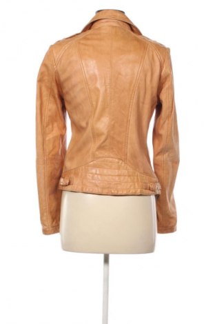 Damska kurtka skórzana Stradivarius, Rozmiar S, Kolor Beżowy, Cena 265,01 zł
