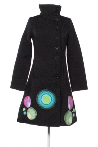 Γυναικείο παλτό Desigual, Μέγεθος M, Χρώμα Μαύρο, Τιμή 94,99 €